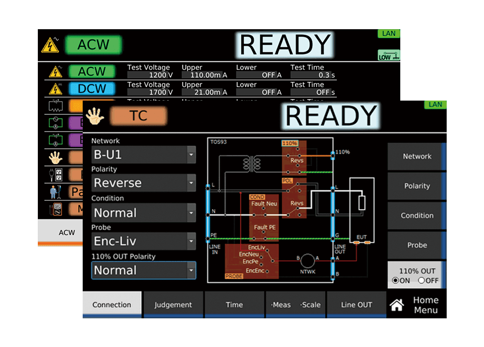 컬러 액정 디스플레이 채용