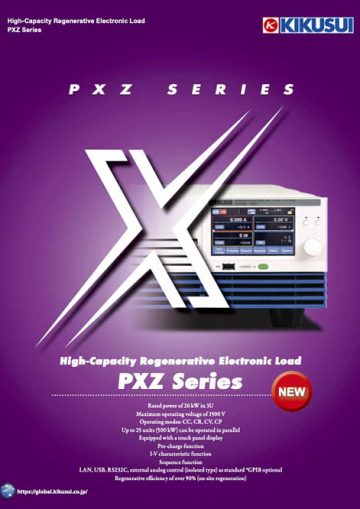 High-Capacity Regenerative Electronic Load - PXZ Series